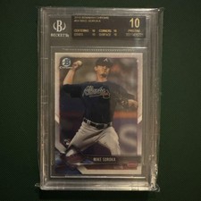 2018 Bowman Chrome Mike Soroka RC BGS10 Black Label🔥Pristine 10/10/10/10 Braves