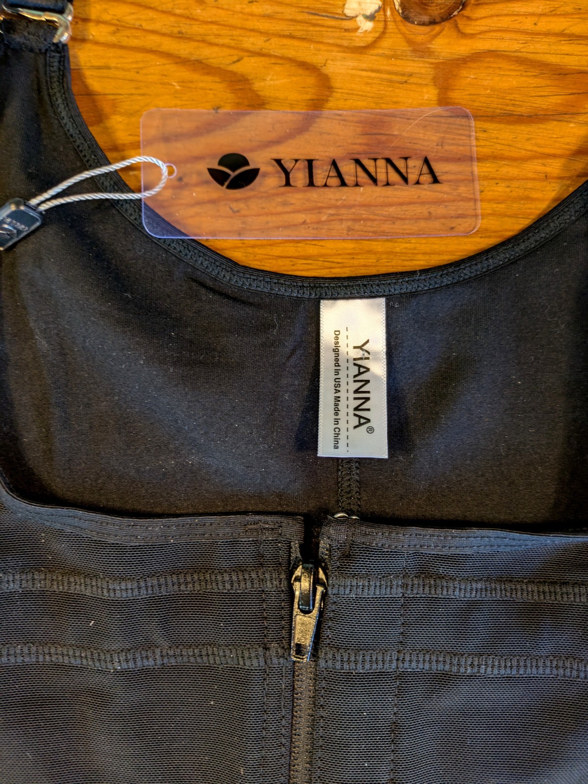 2 NWT YIANNA Shape-wear/Faja Full Body Shaper Size L Black & Beige