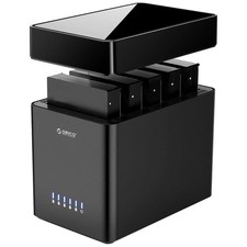 5-Bay Hard Drive Enclosure Magnetic Type-C Docking Station