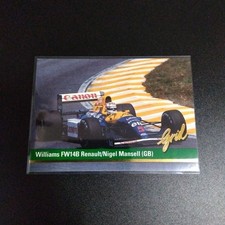 Grid motorcard 1992 F1 Card Nigel Mansell #5 Williams