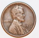 1921-S Lincoln Wheat Cent - Very Good - #4069LC