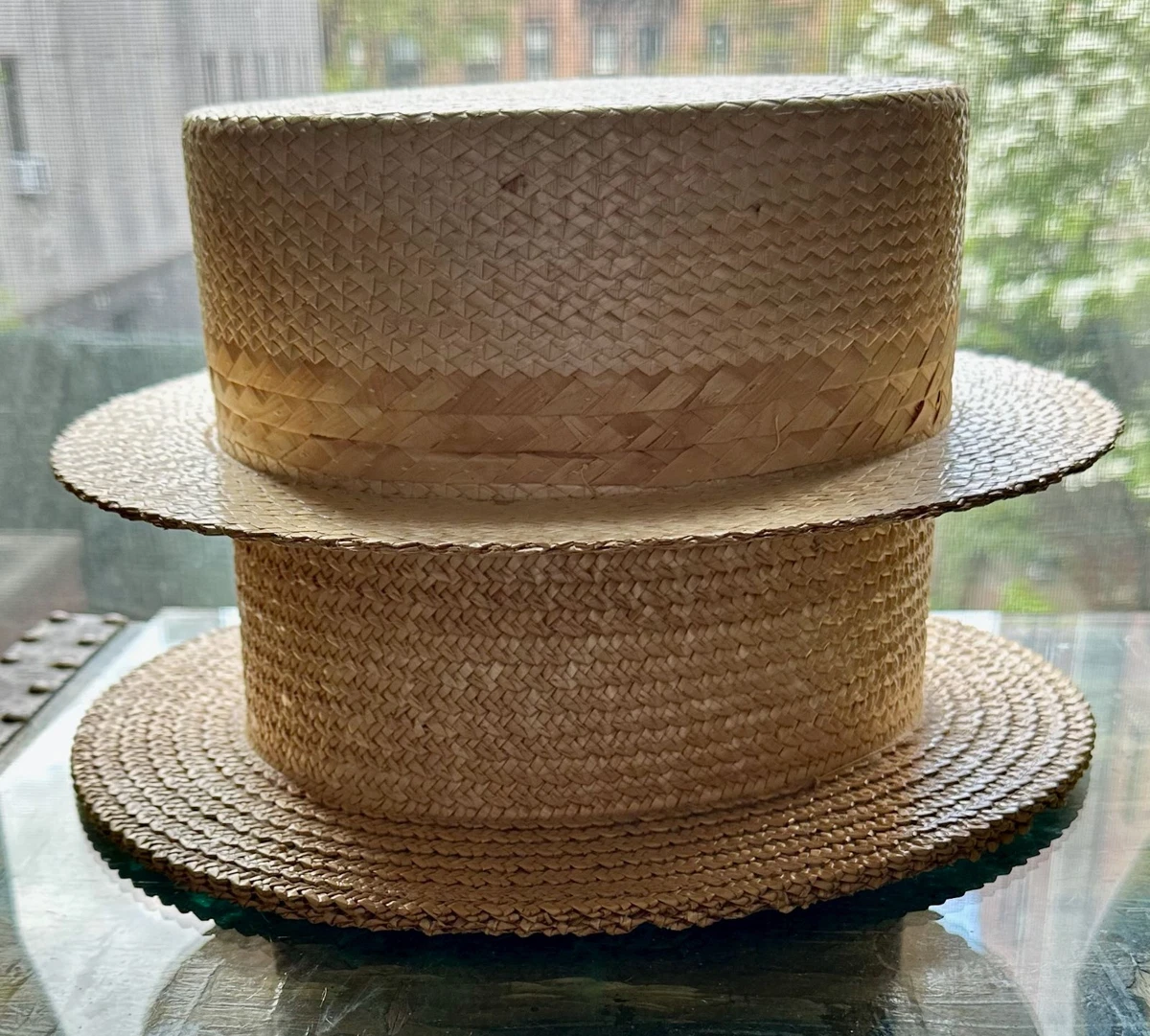 vintage straw boater hat products for sale | eBay