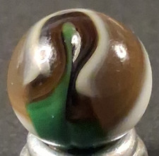 Vintage CAC Christensen Agate Swirl Marble .60" Mint Minus Condition 226087