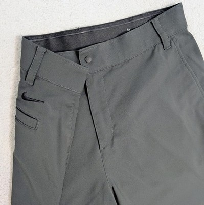 Nike Golf Pants Grip Waist Men's 34 Dri-Fit Performance Stretch Dark Gray DN2397