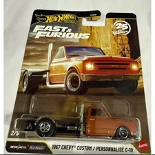 Hot Wheels 2025 Premium Fast Furious 25th ' 1967 Chevy Custom C10 NEW