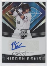 2020 Panini Elite Extra Edition Hidden Gems Black Isaac Paredes #HG-IP Auto uk2