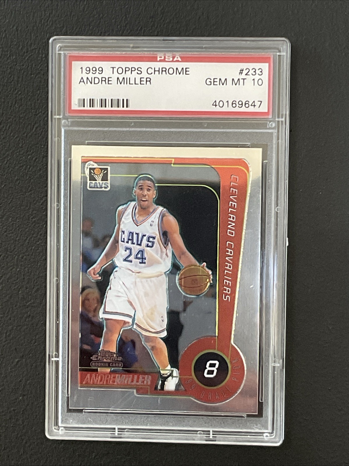 1999 Topps Chrome Andre Miller PSA 10 Rookie