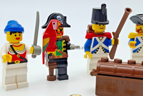 LEGO 6251 PIRATE MINI FIGURES VINTAGE 1989 ORIGINAL COMPLETE 100% BUILDS