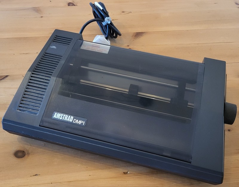 Amstrad DMP 2000 vintage printer DMP2000 dot matrix - power tested