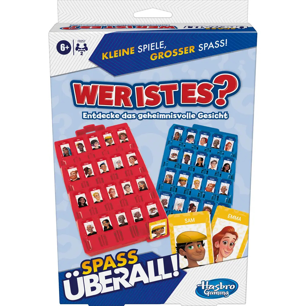 Hasbro Gaming Mehrfarbig Wer Ist Es? Kompakt (Deutsch, 2 Spieler) - Bild 3