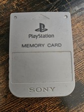 Sony PlayStation 1 SCPH-1020 Memory Card And 2 Sony Playstation 2 Memory Card  