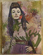 RARE OPERA AUTOGRAPHS Jean Madeira, Giuseppe Campora & More 9.5” X 12.5”