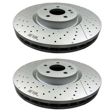 Mercedes-Benz Genuine AMG 45 Brake Discs Pair Vented Front CLA C117 A1764210212