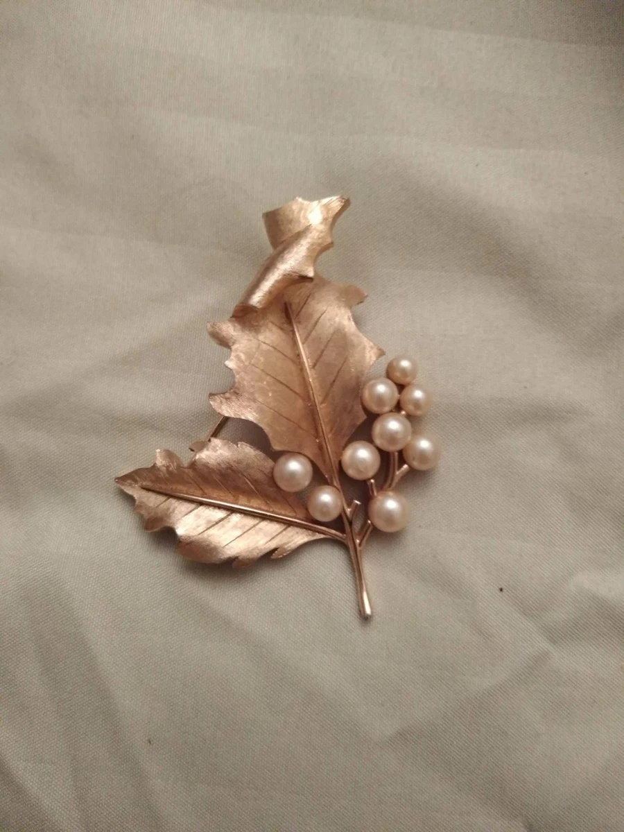 18k Gold Brooch In Retro Fine Pins & Brooches for sale | eBay