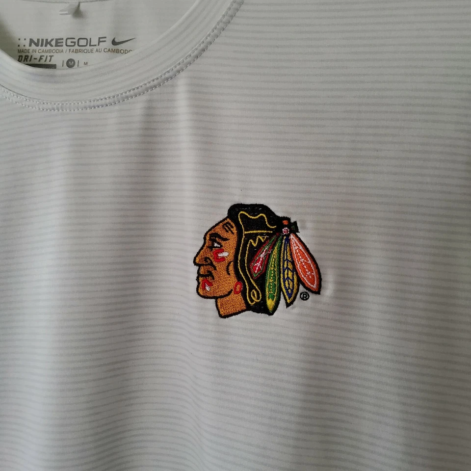 Nike Chicago Blackhawk Mujer Mediano Elastizado Pullover DriFit Camisa Manga Larga Foto 3 de 4