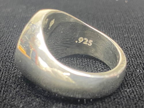 Old English Custom-Made Initial Ring Solid Sterling Silver 925 Sizes 6-12 - Picture 90 of 100
