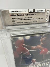 Mike Tyson's Punch-Out (NES 1987) 💎 1st Print White Bullets CiB 💎 WATA 6.0