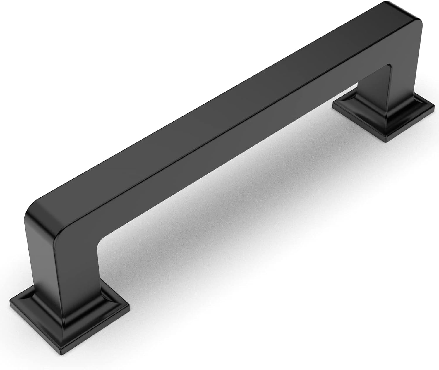 10 Pack Matte Black Cabinet Pulls 3 Inch(76Mm) Hole Centers Kitchen Cabinet Hand
