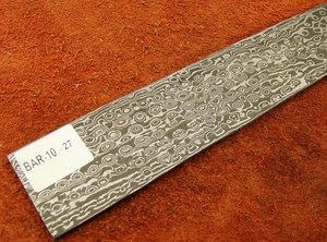 Alistar Uk 23 Cm Long Raindrop Pattern Damascus Steel Billet Bar Craft Making Ebay