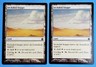 2x Secluded Steppe Commander 2011 Mtg Magic White Plains Mana Land Card 286