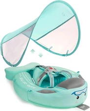 Mambobaby Add Tail Newest Baby Float with Sun Canopy – Special Edition Green