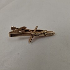 Mecury Industries ARCAIR Pneumatic Air Tool Vintage Gold Tie Bar Clip