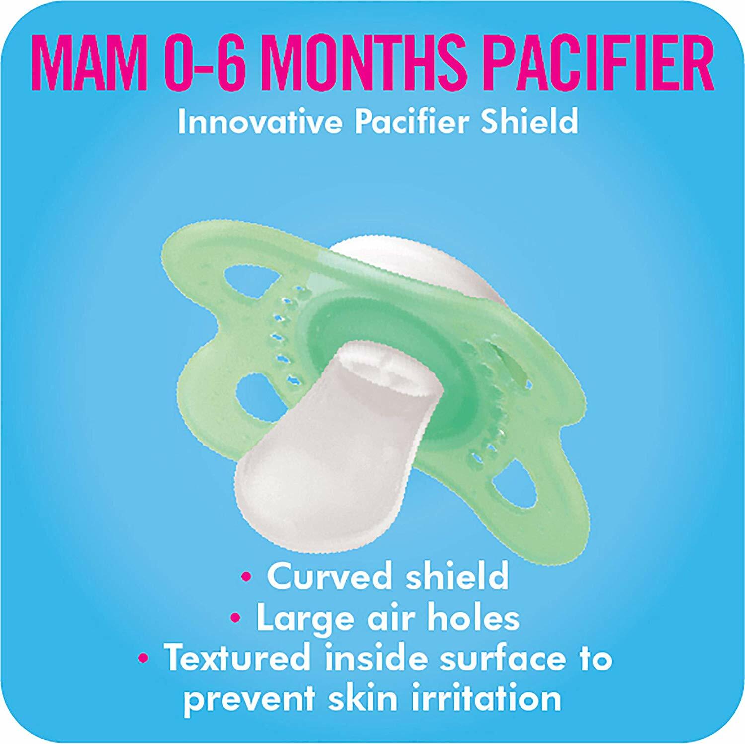 mam clear orthodontic pacifier