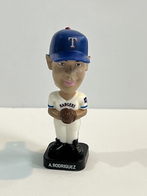 Vintage-Mini Bobble Head-Post Cereal Premium-MLB-A Rodriguez-Texas 