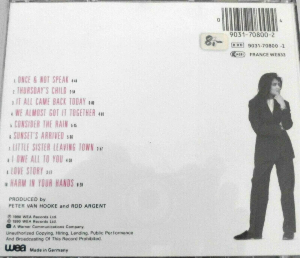 Tanita Tikaram The sweet keeper CD Album 1990 WEA Germ, wie neu, Pop Rock Hits  - Bild 3 von 3