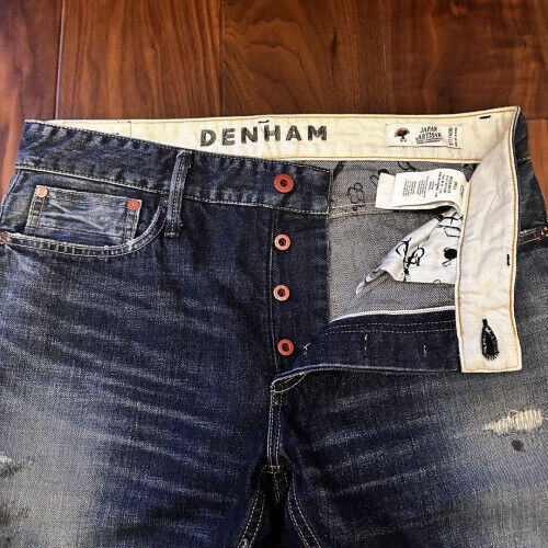 Made in Japan DENHAM DRILL MIJJD3Y W31 Straight denim jeans Made in Japan DENHAM DRILL MIJJD3Y W31 Straight denim jeans