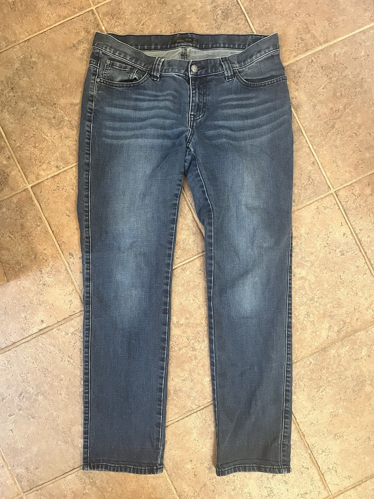 10/30 Boyfriend Fit Tapered Medium Blue Denim Relaxed Feel
