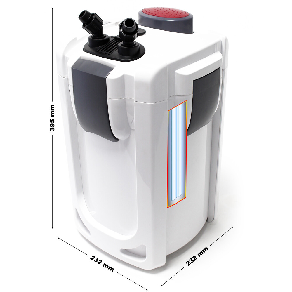 TTFiltro esterno per acquario SunSun HW-702B a 3 stadi 1.000 l/h 24 W Con UV da foto 3