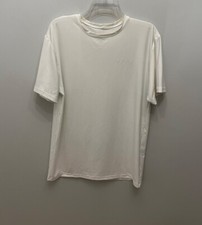 Under Armour men's loose fit Military/athletic Off white t-shirt, size L