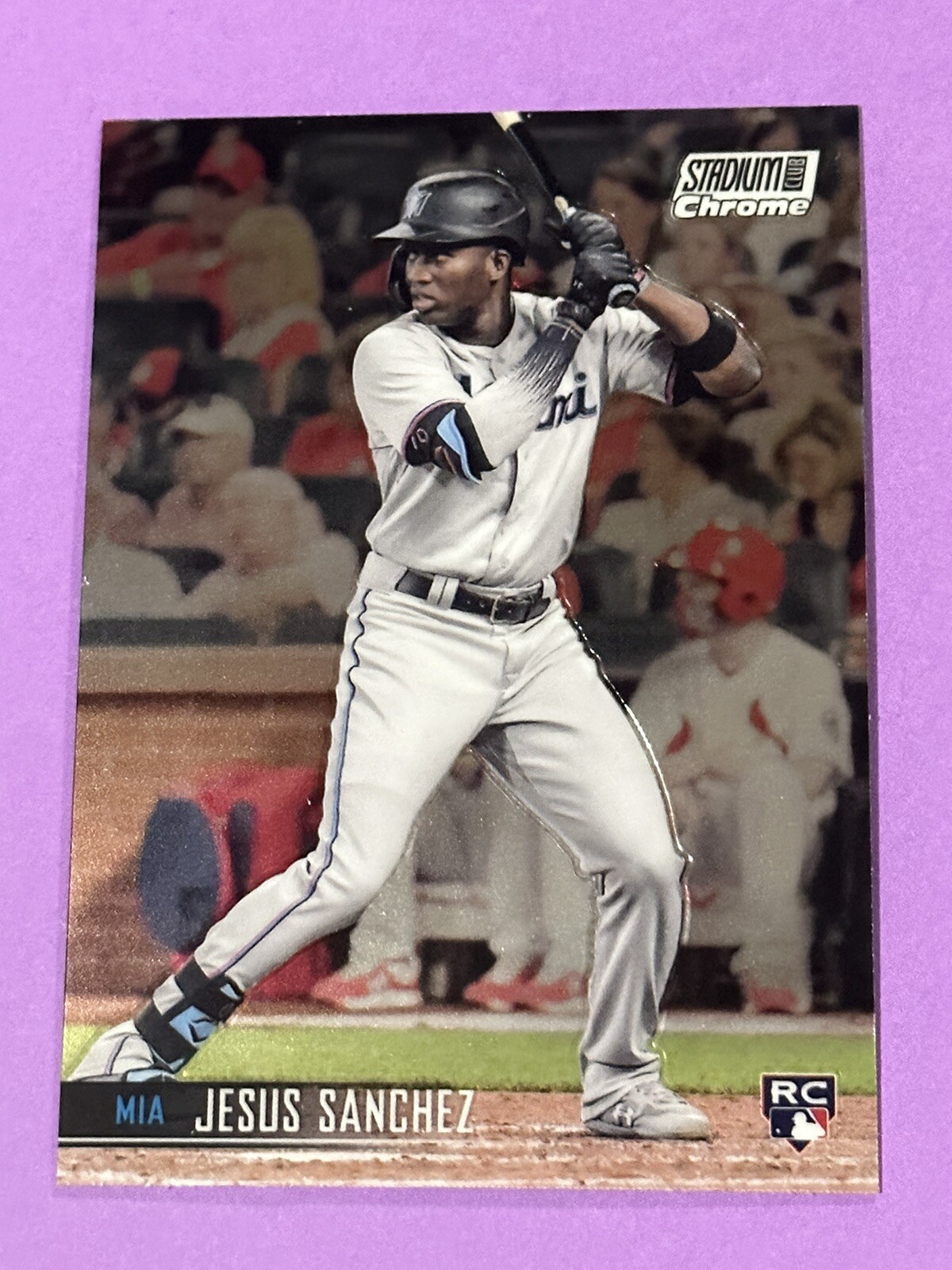2021 Topps Stadium Club Chrome Jesus Sanchez Rookie #77 Miami Marlins RC (H)