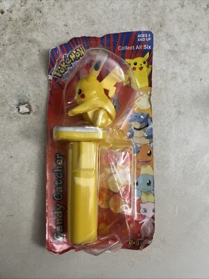Nintendo 1999 Pokemon Pez Candy Dispenser Pikachu Bandai