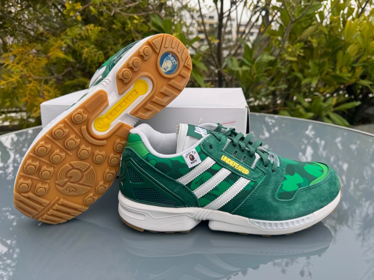 BAPE× 2足セット adidas ZX 8000 x BAPE x UNDEFEATED green (2020) 7 9 | 40 43 FY8851