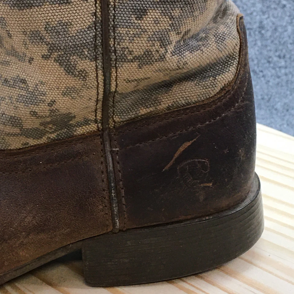 Ariat Botas Juveniles 4.5 Patriot Vaquero Occidental Marrón Camuflaje Pull On 10027279 Foto 3 de 4