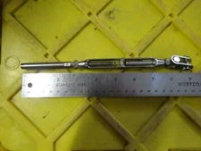  SUNCOR  6mm Wire Stainless Steel Open Body Rigging Screw Jaw Turnbuckle   