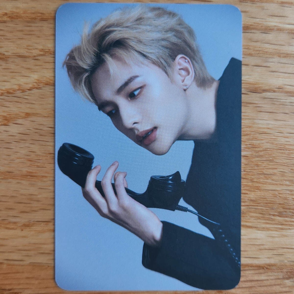 Straykids スキズ ヒョンジン トレカ ナシフィック Hyunjin Official Nacific In The Black Photocard Stray Kids Genuine