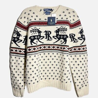 NWT Vtg 90s Polo Ralph Lauren Sweater Hand Knit 100% Lambs NWT Vtg 90s Polo Ralph Lauren Sweater Hand Knit 100% Lambs