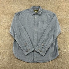 Howler Bros Shirt Mens Medium Blue Button Up Long Sleeve Speckle Confetti Cotton