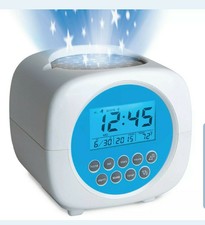 Discovery Kids Digital Alarm Clock Sound Mach. Stars Projector for sale