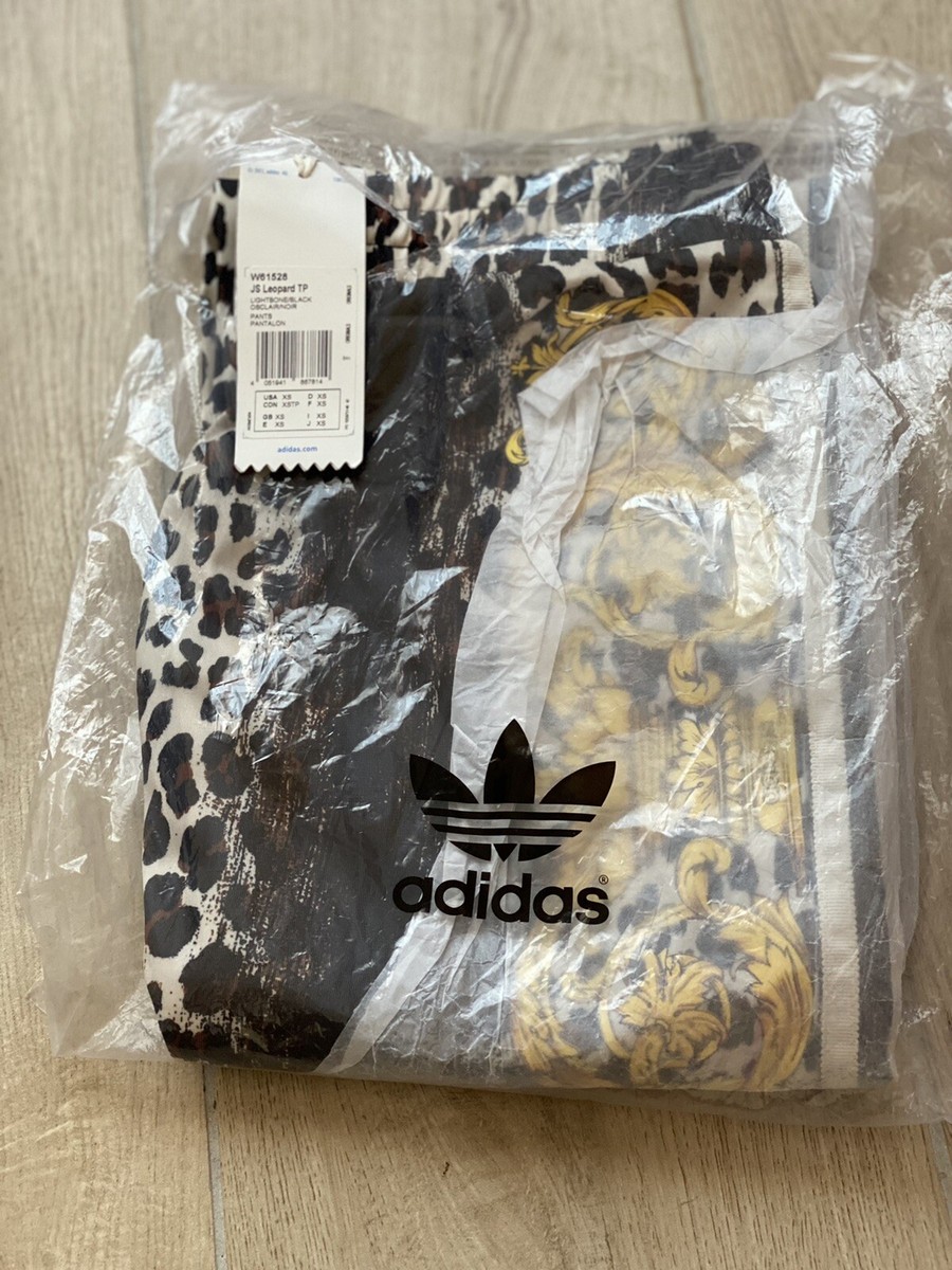 Adidas JEREMY SCOTT JS Leopard TP TRACK PANT Size XS pants W61528