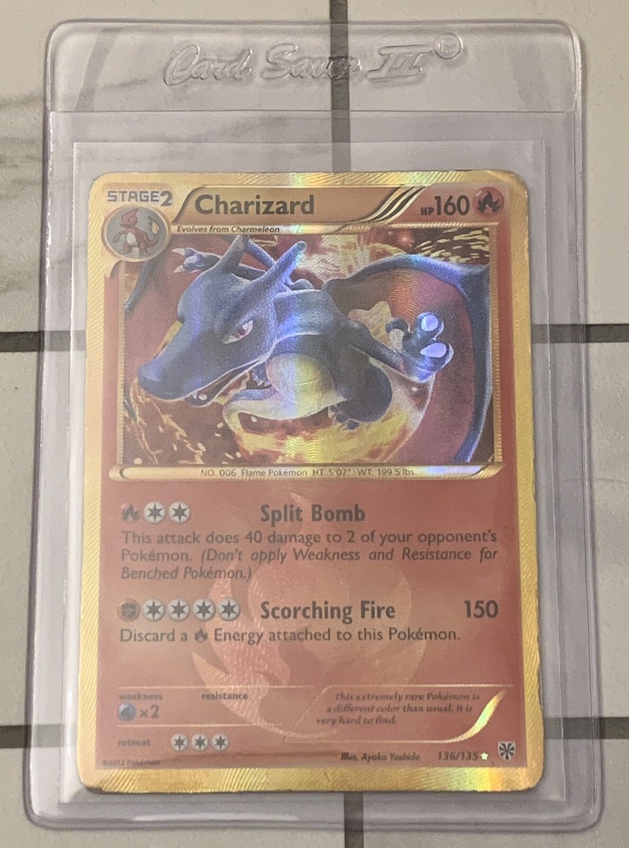 ポケモンカードゲーム Charizard 136/135 Plasma stornPokemon Pokémon TCG Charizard 136/135 Plasma Storm Shiny Holo Secret