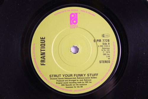 Frantique - Strut Your Funky Stuff 1979 7" Single (S PIR 7728)