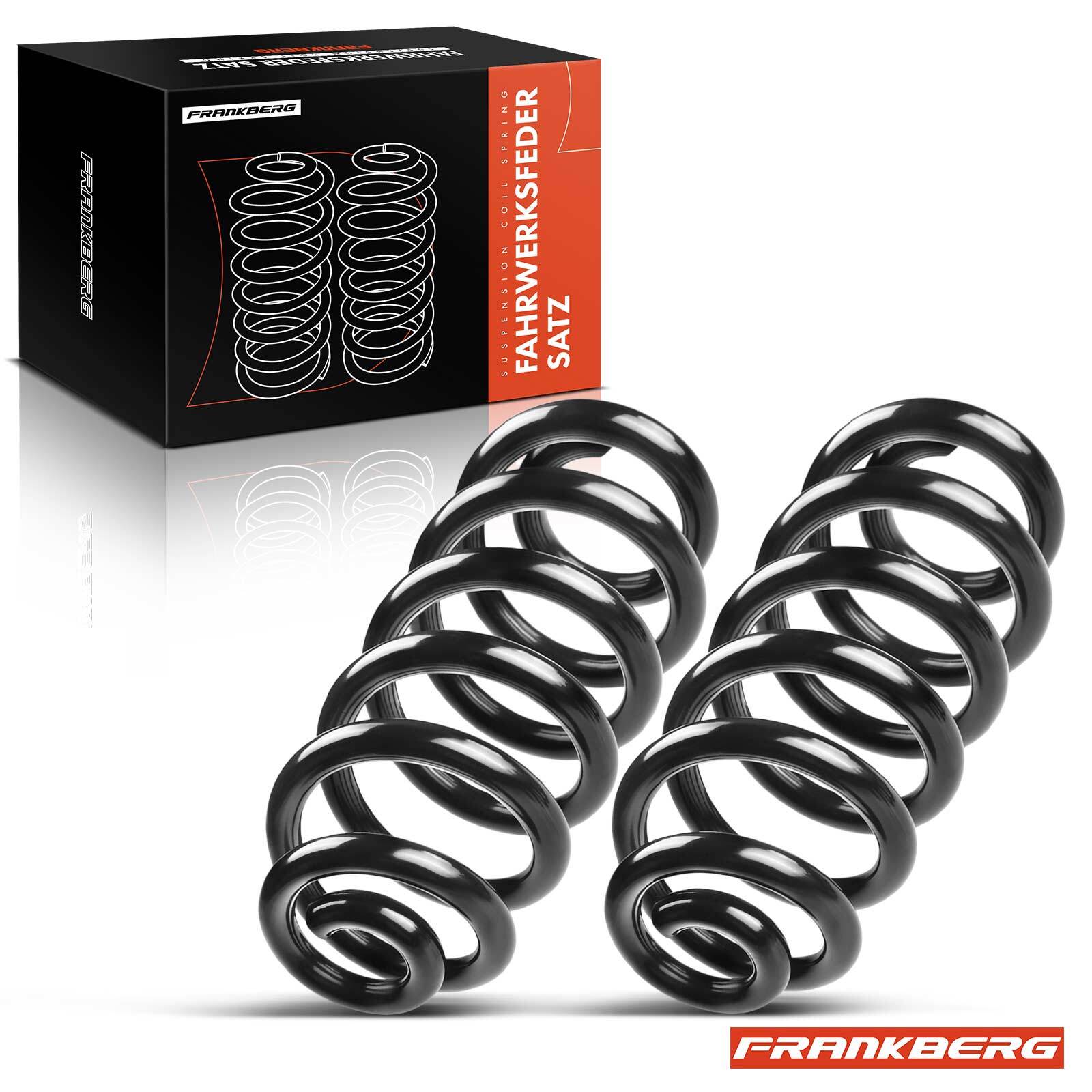 FRANKBERG 2x Coil Spring Set for Audi A6 C6 2004-2011 Rear RH6747 4F0511115BR