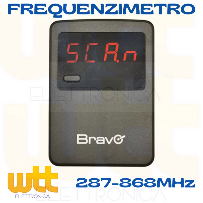 BRAVO Tester Frequenzimetro Digitale per Telecomandi Radiocomandi Lettura Frequenze