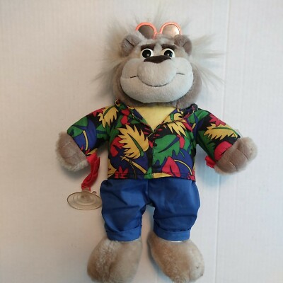 Vintage Bubba On Board Roadtrip Pal Mattel 1998 Plush Talking Funny Bear Suction