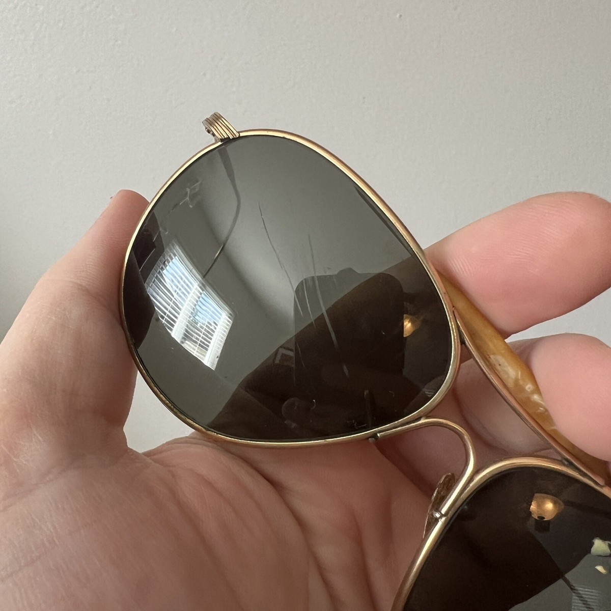Vintage 40s/50s American Optical Aviator WWII ERA Sunglasses Air 