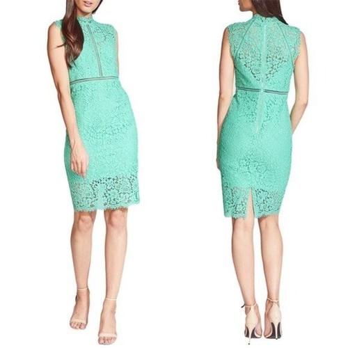 NEW Bardot Lace Mock Neck Sleeveless 
